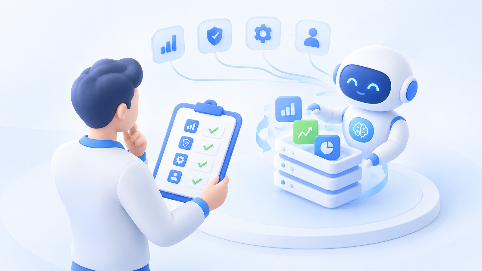 Trader retaining control of strategy, permissions, and approval in an AI-assisted crypto workflow.