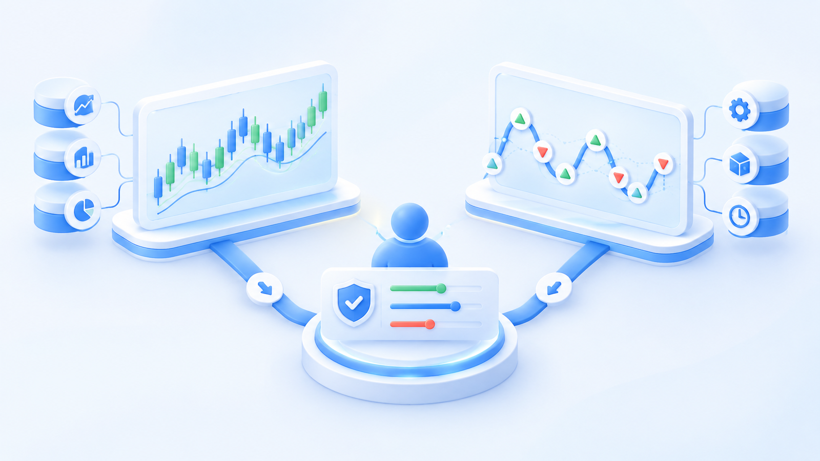 Conceptual comparison of backtesting and simulated execution review for crypto automation